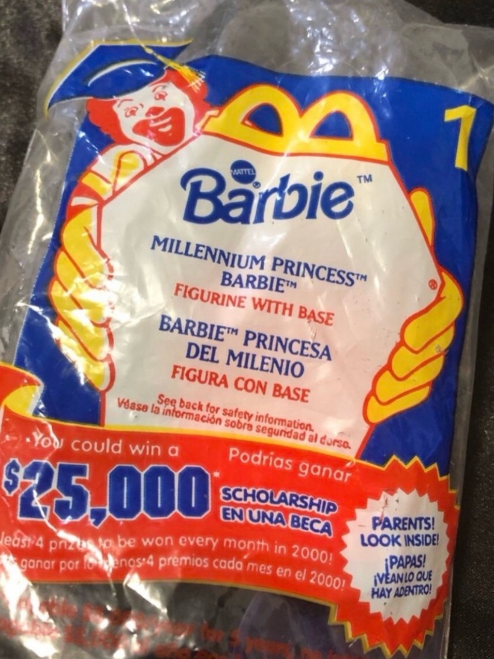 McDonald's Barbie Millennium princess 1999